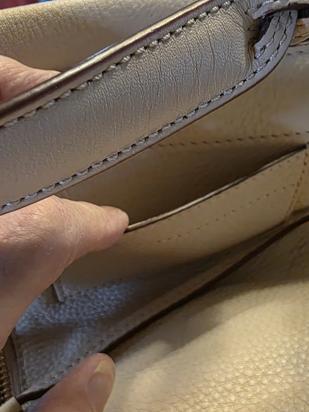 Tory Burch Blush Leather Tote with Braided Handles